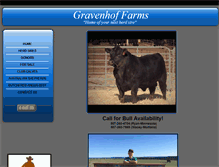 Tablet Screenshot of gravenhoffarms.com